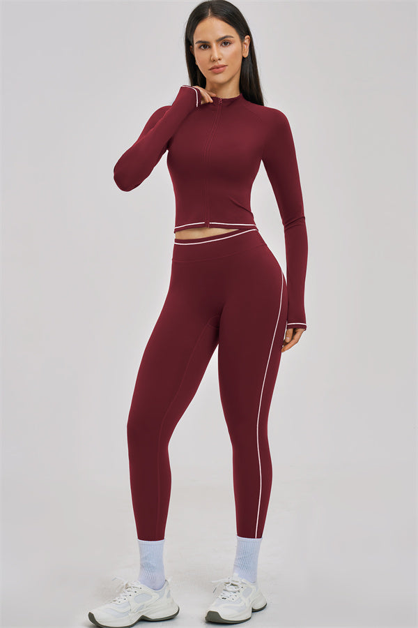 Maddy+Mia Merlot Sculpt 2-Piece Set